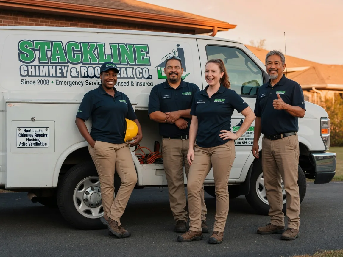Chimney flashing repair company in Yorktown, IN